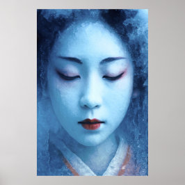 Poster Die Geisha im Eis - Expressiv