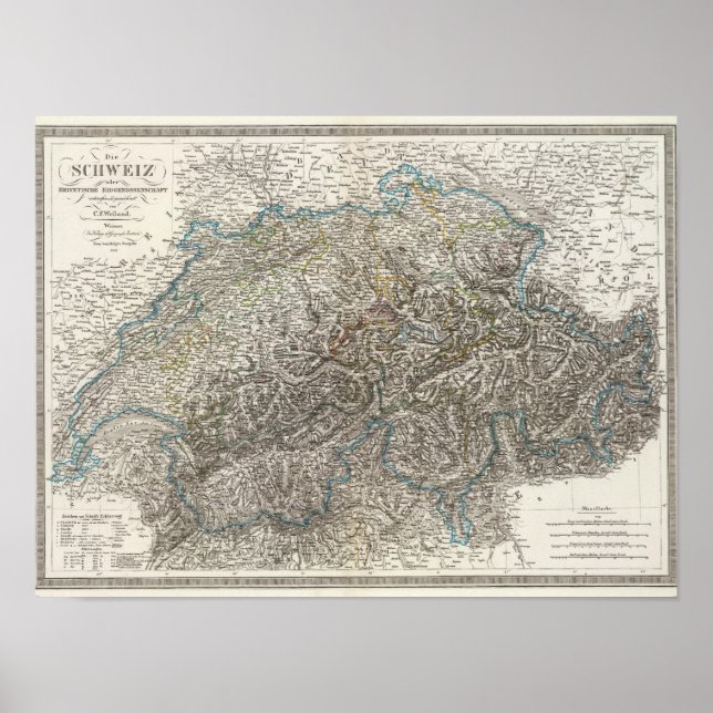Poster Die Schweiz - Suiça (Frente)