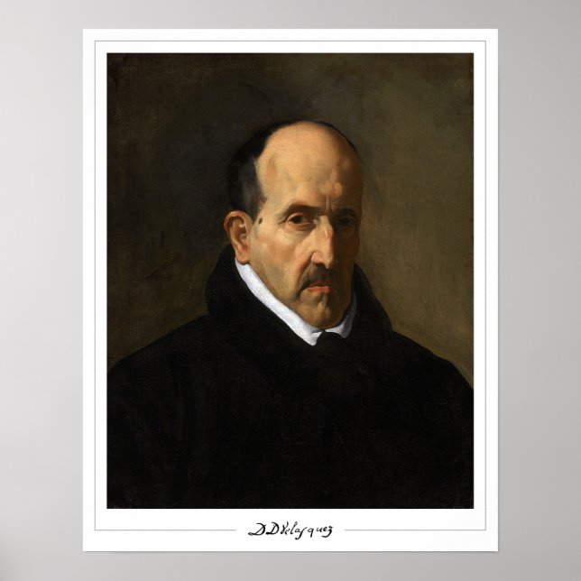 Poster Diego Velázquez Cartaz de Arte Zedign #5 (Frente)