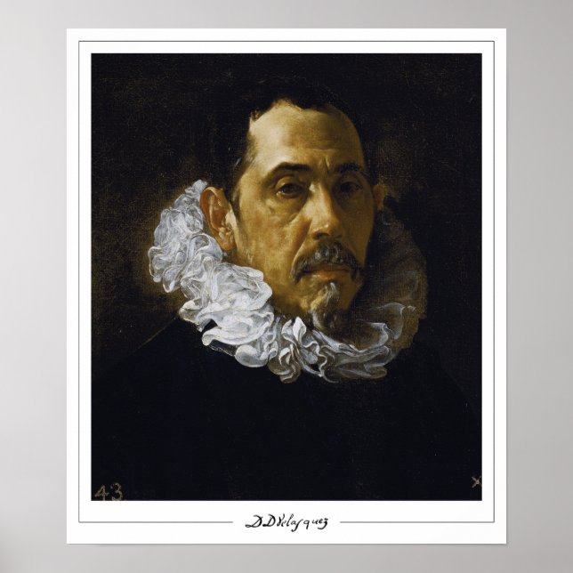 Poster Diego Velázquez Cartaz de Arte Zedign #73 (Frente)