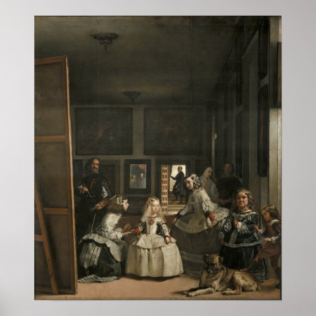 Poster Diego Velazquez Las Meninas (Frente)