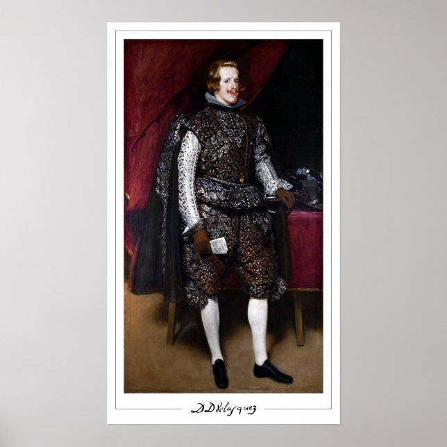 Poster Diego Velázquez Zedign Cartaz de Arte #75 (Frente)
