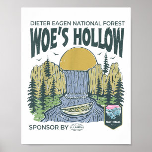 Poster Dieter Eagen National Forest Wolow Hiperligação Wi