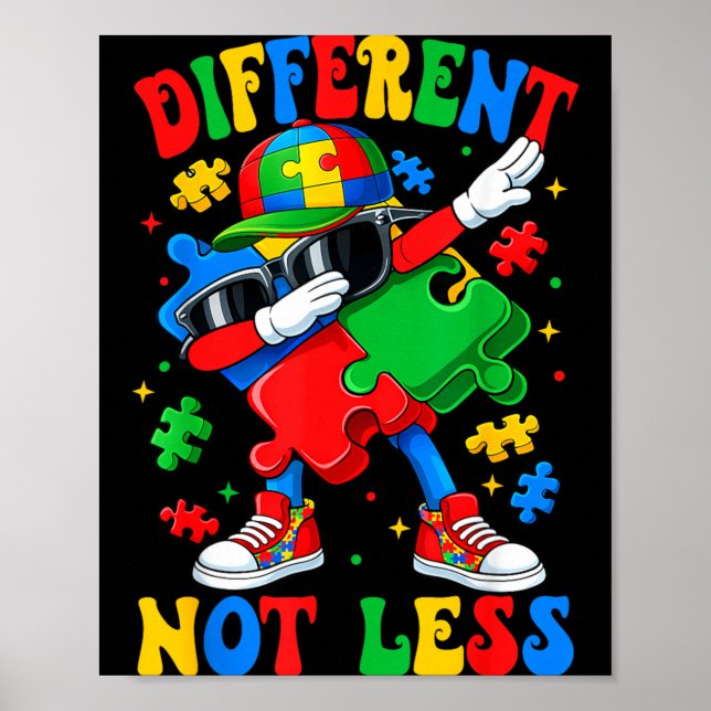 Poster Diferente Não Menos Quebra-Cabeça Dabbing Conscien (Frente)