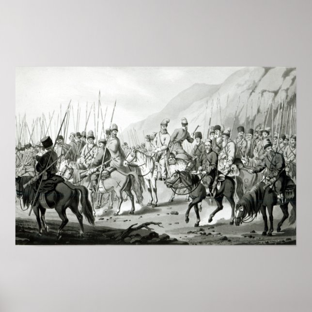 Pôster Diferentes tribos de cossacos russos (Frente)