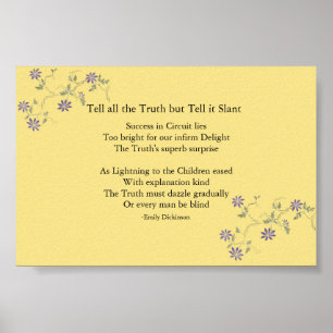 Pôster Diga a verdade, mas diga-a ao Slant