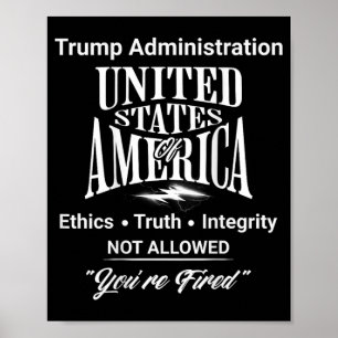 Poster Diga à verdade que você é demitido Administração d