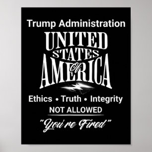 Poster Diga a Verdade Você Está Demitido Administração Tr