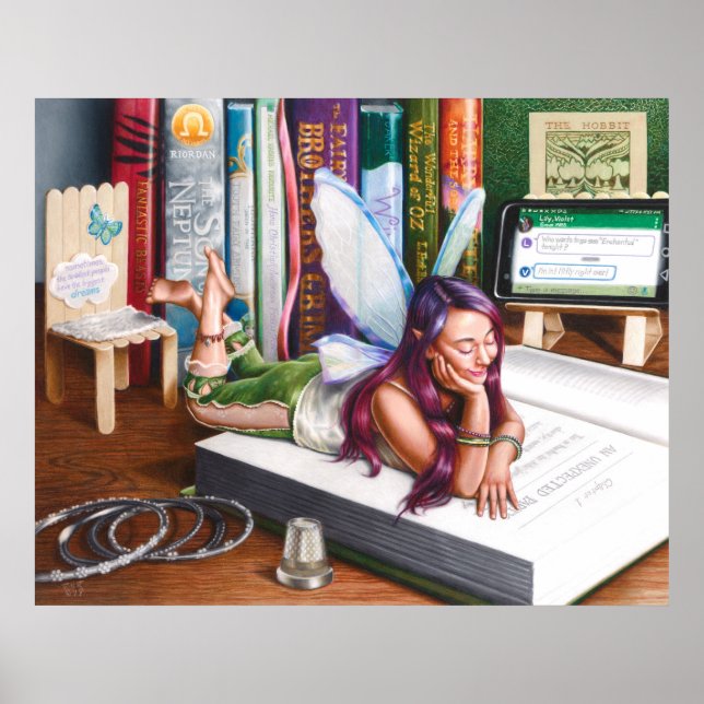 poster "Diga-me uma história" (Frente)