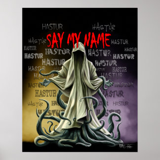Poster Diga Meu Nome: Hastur Hastur Hastur Hastur