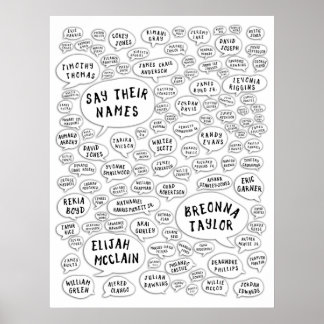 Poster diga seus nomes