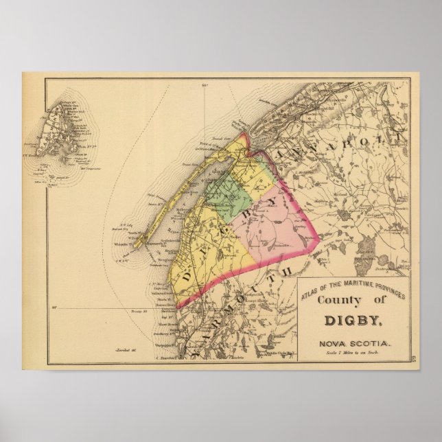 Poster Digby Co, NS (Frente)