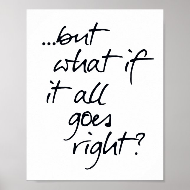 Poster Digitação Escandi Preto e Branco Inspiracional (Frente)