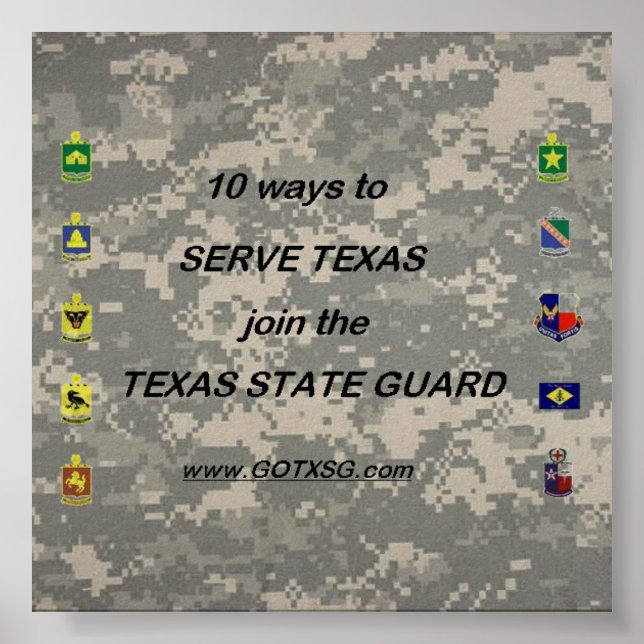 Poster digital, 10 maneiras de TXSG-poster (Frente)