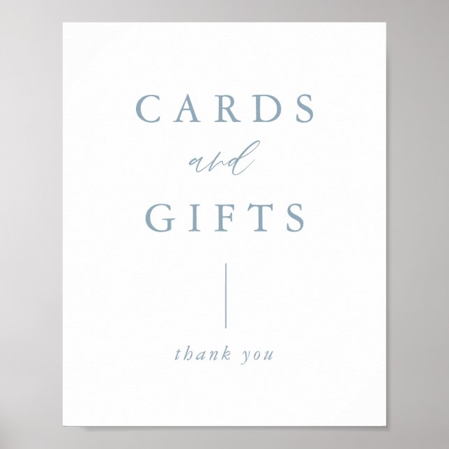 Poster Digital Dusty Blue Cards e Gifts - Sinal de Casame (Frente)