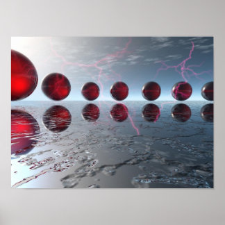 Pôster Digital Elétrica