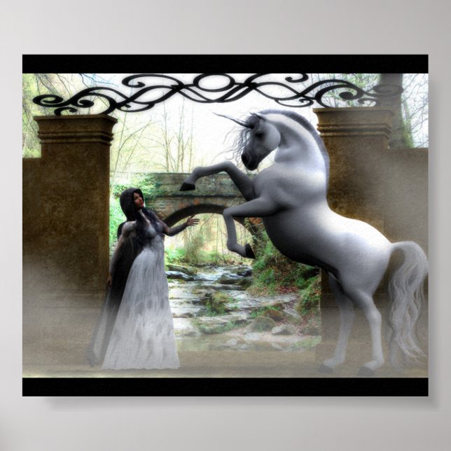 Poster Digite o Realm do Unicórnio (Frente)