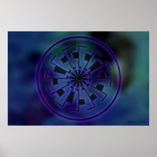 Poster Dilação de Tempo Gravitacional (Frente)