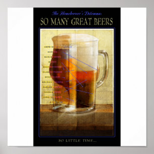 Poster dilema dos cabeleireiros