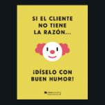 Poster Dilo con humor con descuento<br><div class="desc">Un póster divertido y un buen cosejo :)</div>