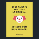 Poster Dilo con humor con descuento<br><div class="desc">Un póster divertido y un buen cosejo :)</div>