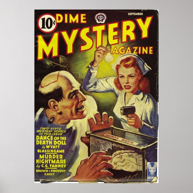 Poster Dime Store Mystery Magazine Cover (Frente)