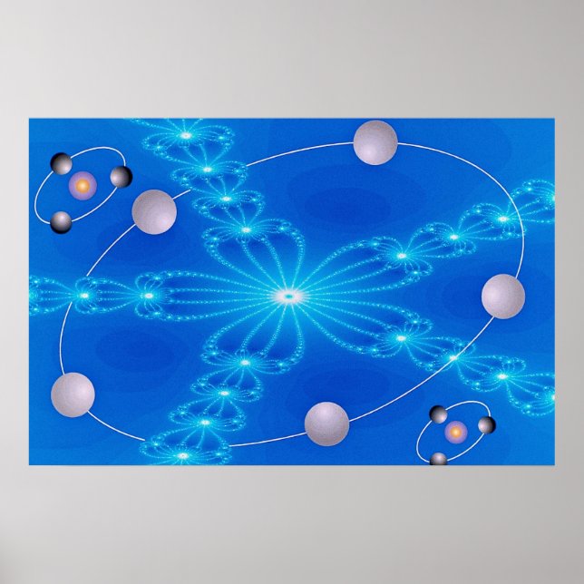 Poster Dimensão das armas fluorescentes (Frente)