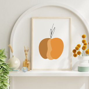 Poster Diminuição da Pumpkin de Boho Minimamente
