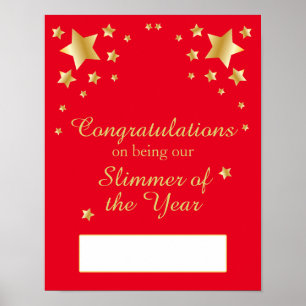 Pôster Diminuição do peso do grupo de emagrecimento do an