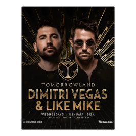 Pôster Dimitri Vegas & Like Mike - Ushuaïa