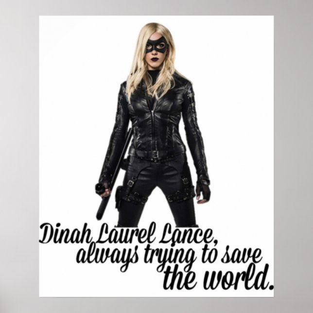 Poster Dinah Laurel Lance (Frente)
