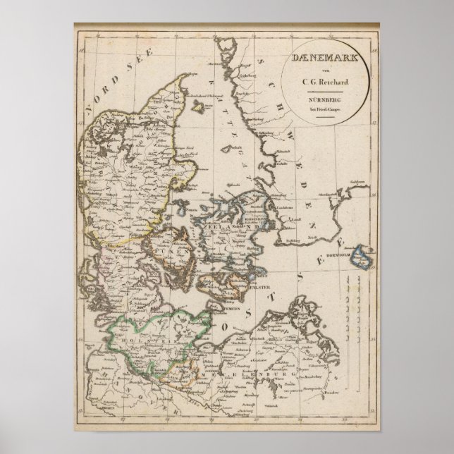 Pôster Dinamarca 6 (Frente)