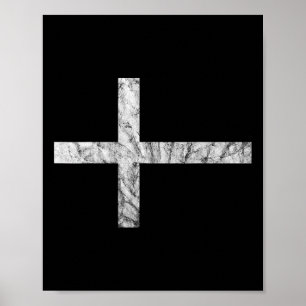 Poster Dinamarca Bandeira Dinamarquesa Cruz Nórdica Viage
