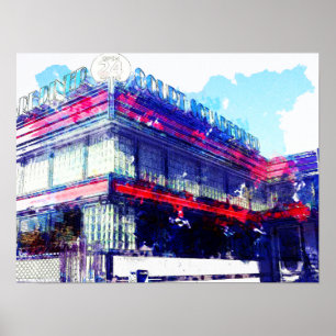 Pôster Diner ao quadrado da Corte Nova York