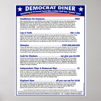 Poster Diner Democrata