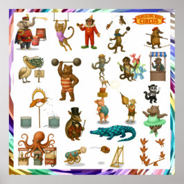 Poster Dingaling Bros Circus acts