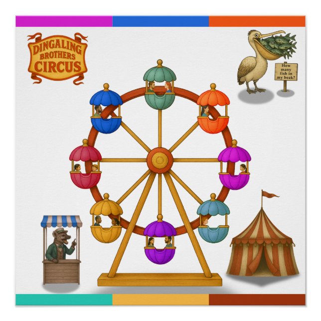 Pôster Dingaling Bros Ferris Wheel (Frente)