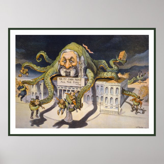 Pôster Dinheiro e Política (Frente)