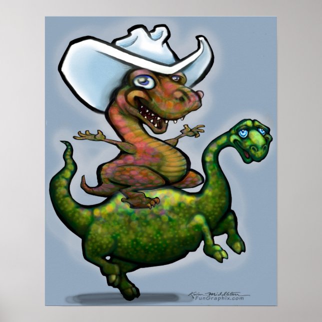 Poster Dino Bronco (Frente)