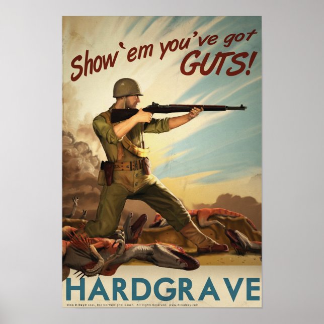 Poster Dino D-Day: Hardgrave (Frente)