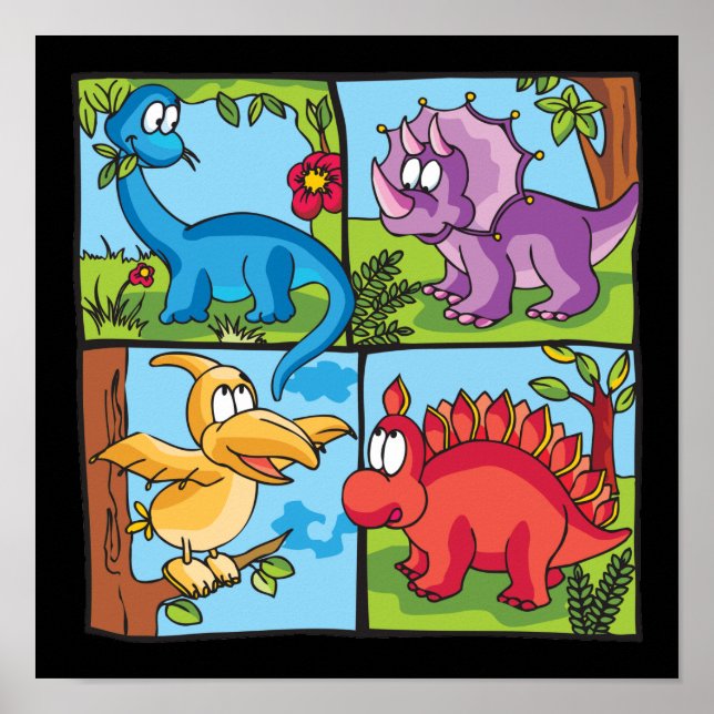 Pôster Dino Friends (Frente)