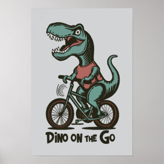 Poster Dino on the Go