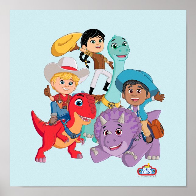 Poster Dino Ranch Yee Haw! (Frente)