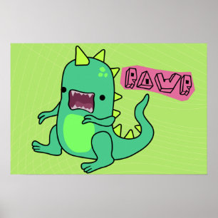 Pôster Dino Rawr