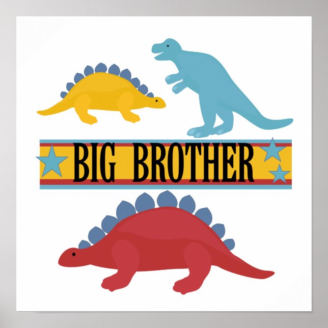 Pôster Dinossaur Big Brother (Frente)