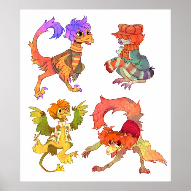 Poster Dinossaur Fraggle Rock (Frente)