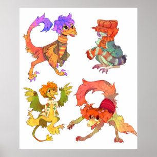 Poster Dinossaur Fraggle Rock