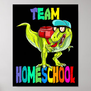Poster Dinossauro De Casa T Rex De Volta À Escola