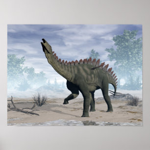 Pôster Dinossauro de Miragaia - 3D rendem