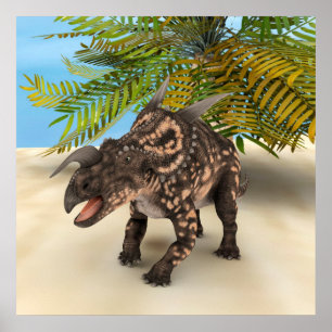 Poster Dinossauro Einiosaurus